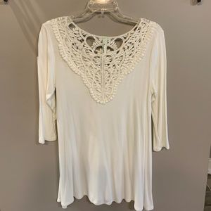 Emerald Tunic with 3/4 Sleeves